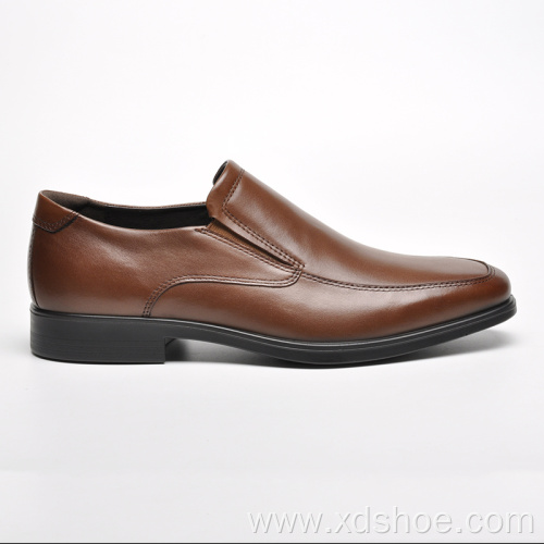 Bounce man slip on leather dress shoes